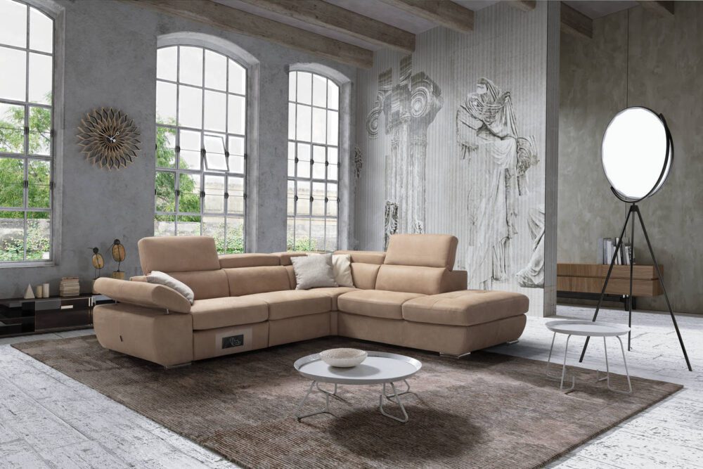 DIVANO ANGOLARE MODELLO AURORA