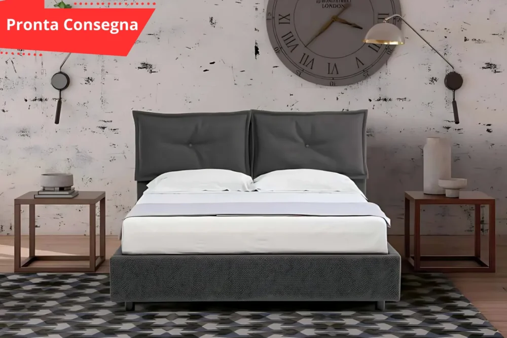 Letto - Napoli con contenitore.