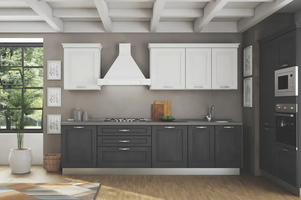 CUCINA MOD.ITALIA 2 L.300+120 XH.216