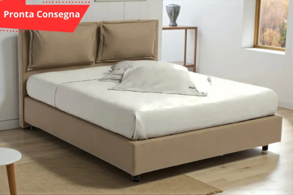 Letto Una Piazza e Mezzo Parigi con contenitore