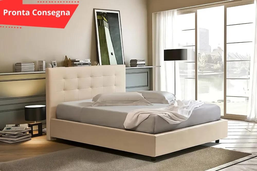 Letto Una Piazza e Mezzo Soft con contenitore