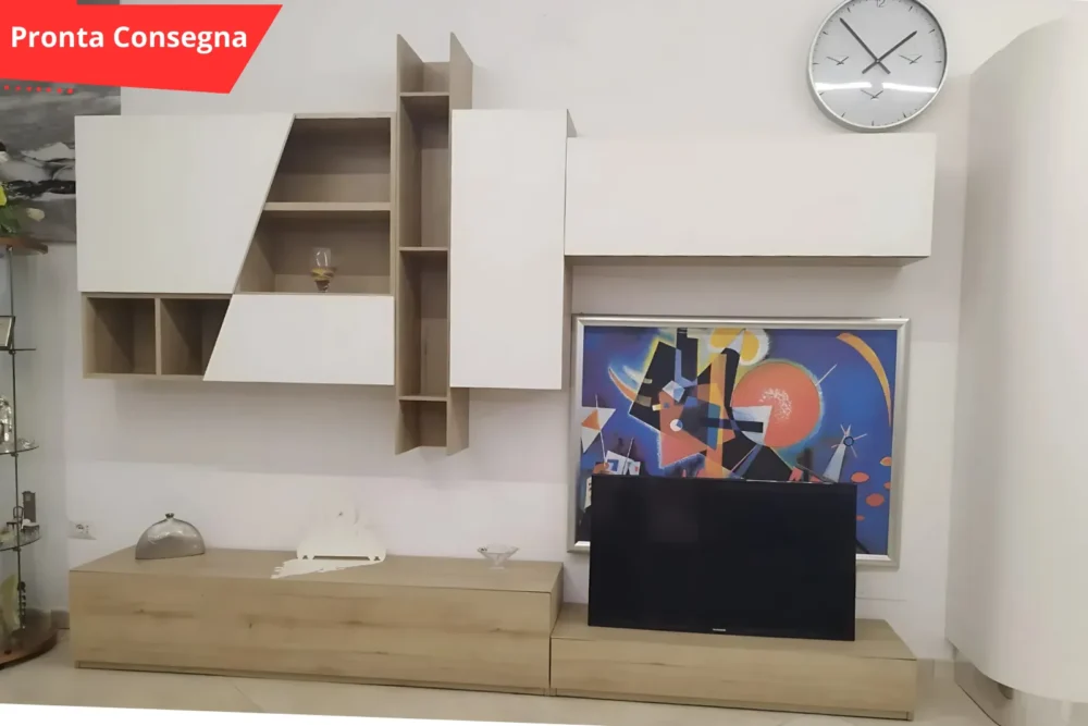 Parete attrezzata Giessegi Pronta Consegna