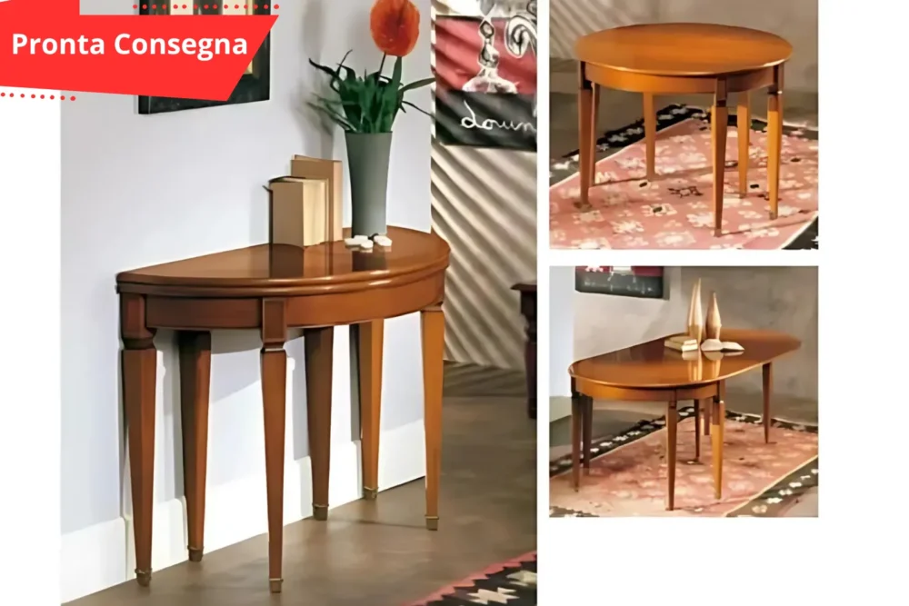 Tavolo consolle apribileallungabile 110-220 noce Pronta Consegna