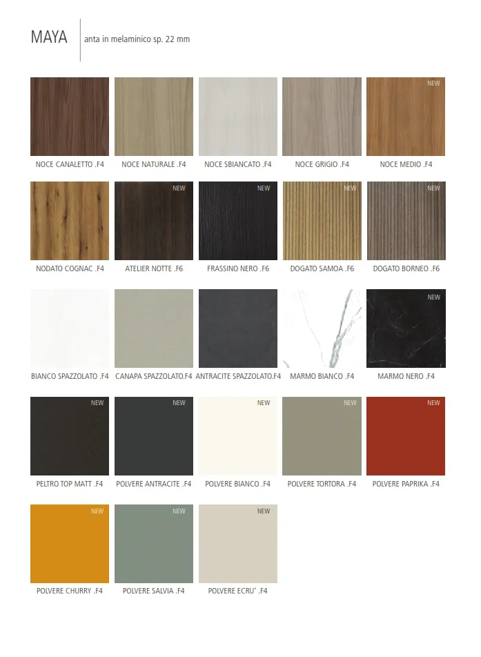 CUCINA MOD.MAYA 1 L.363xH.216