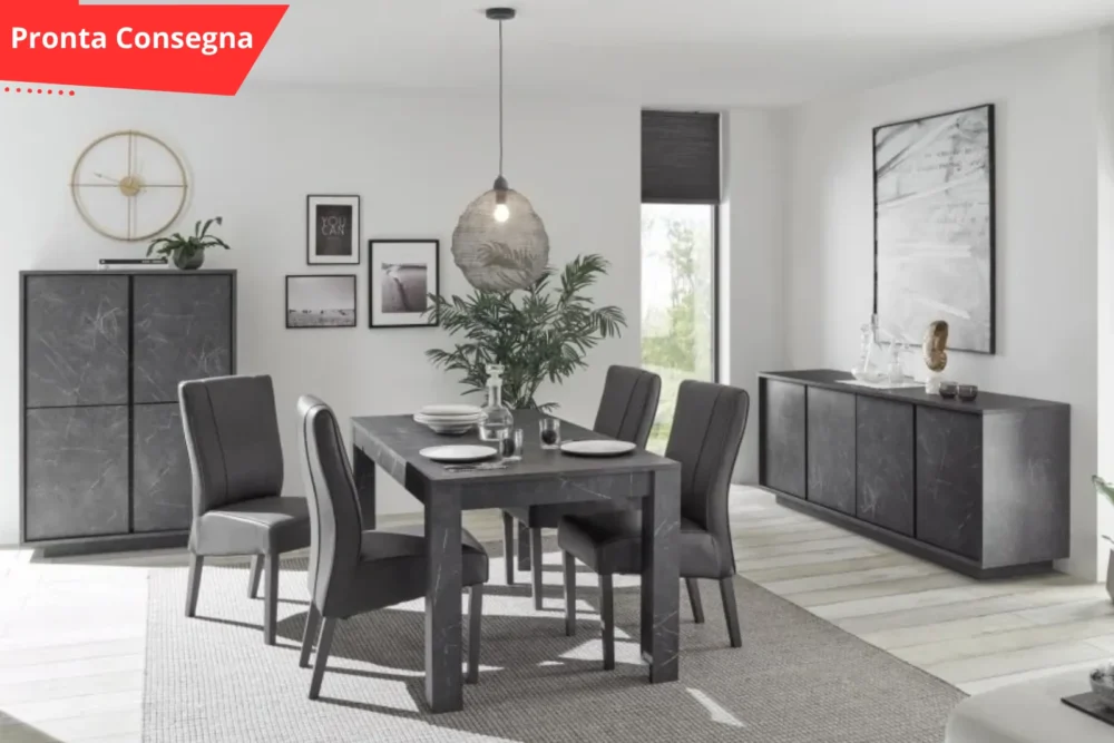 Sala Carrara marmo nero Pronta Consegna