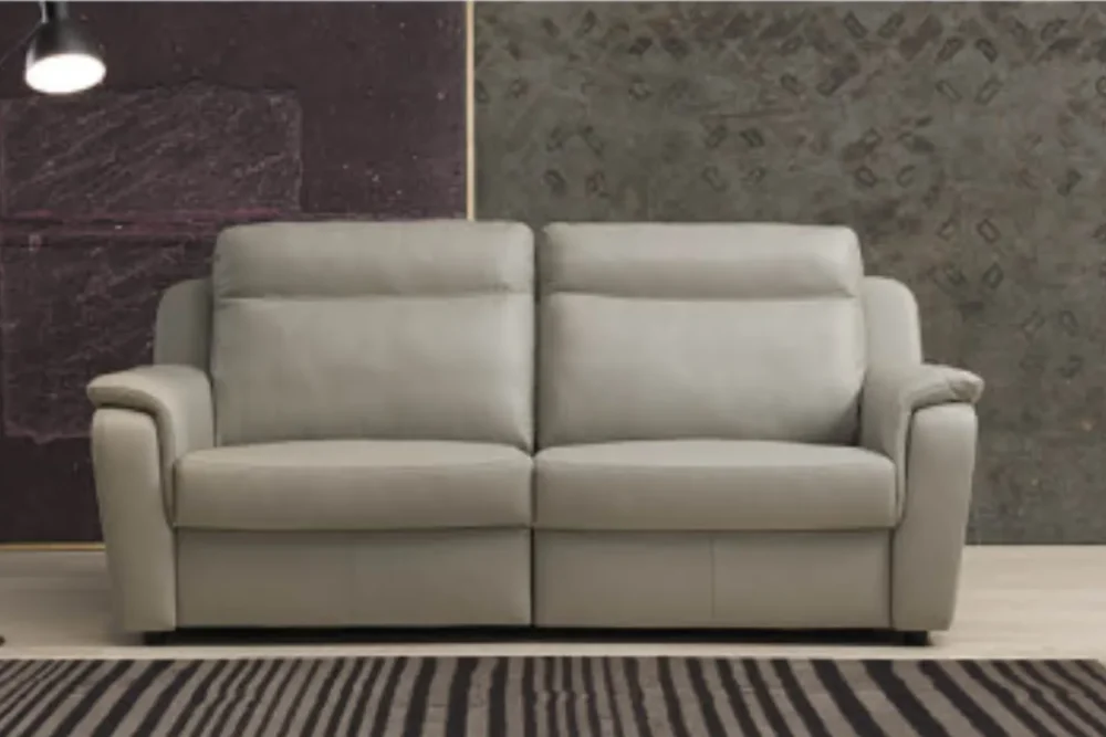 Vista tre posti Divano Cezanne Vera Pelle Spessorata