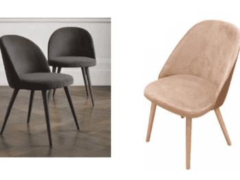 SEDIA-POLTRONA LUISA RIVESTITA IN VELLUTO