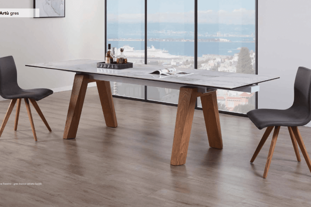 TAVOLO MODELLO ARTU' GRES / STONE TOP 180 ALL. 270 X PROF. 90