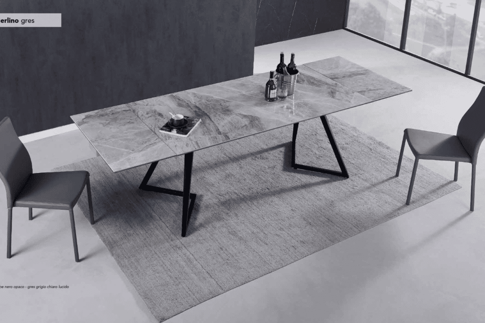 TAVOLO MODELLO MERLINO GRES / STONE TOP 180 ALL. 270 X PROF. 90
