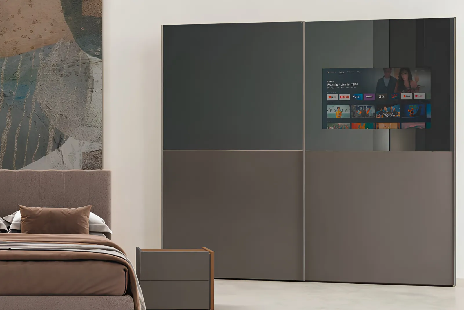 Zoom armadio scorrevole Sound