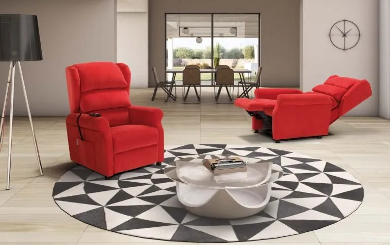 POLTRONA RELAX RECLINABILE A 2 MOTORI – ROLLER SYSTEM – MOD. ONDA