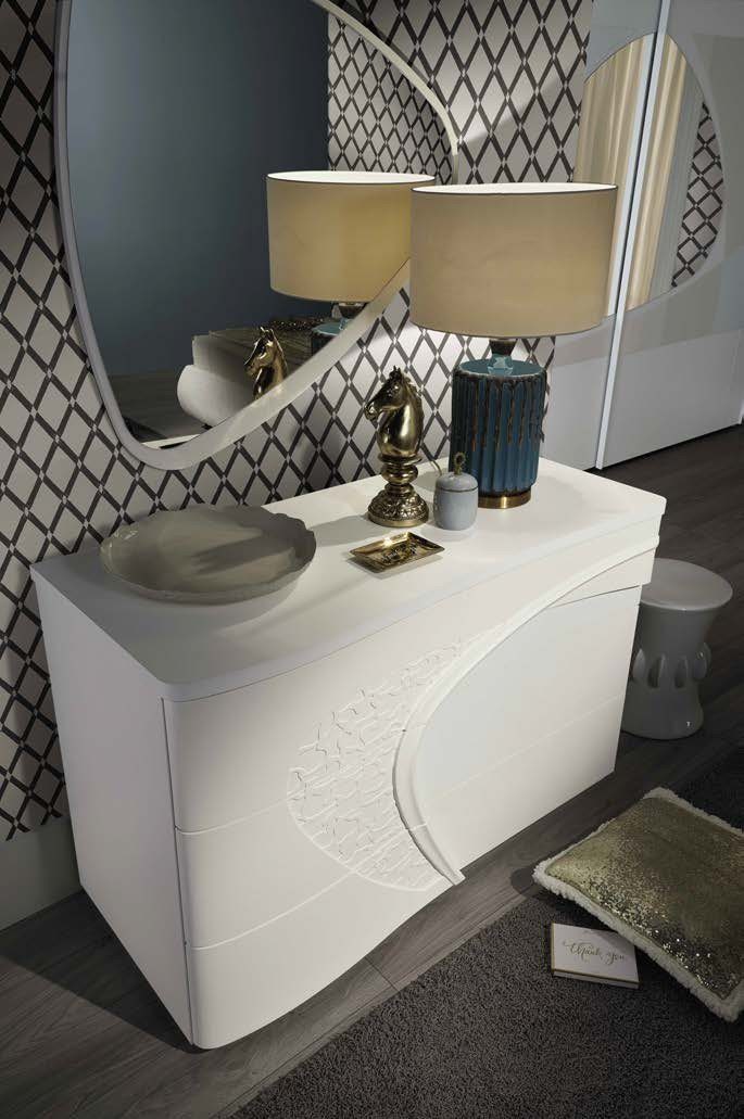 CAMERA DA LETTO MODELLO MELODY Larice Bianco