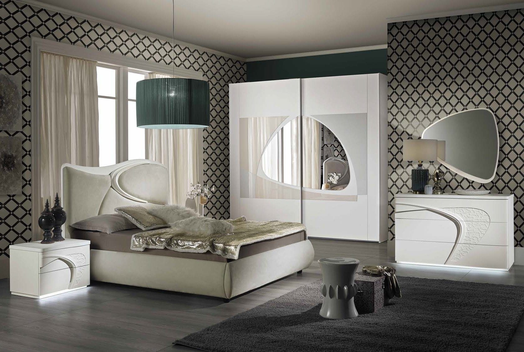 CAMERA DA LETTO MODELLO MELODY Larice Bianco