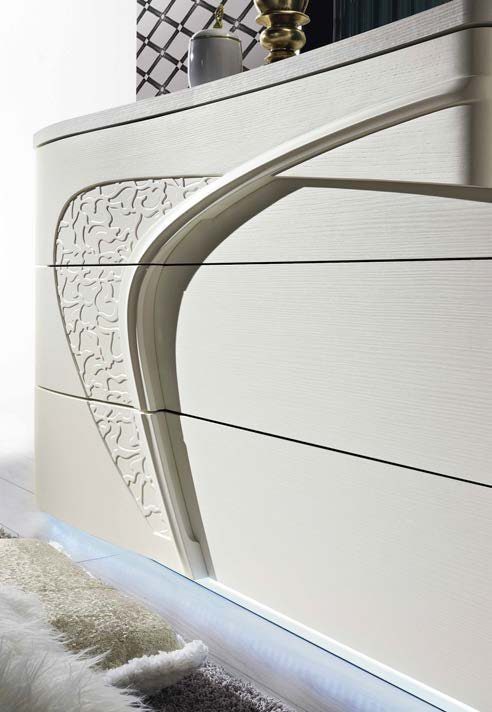 CAMERA DA LETTO MODELLO MELODY Larice Bianco