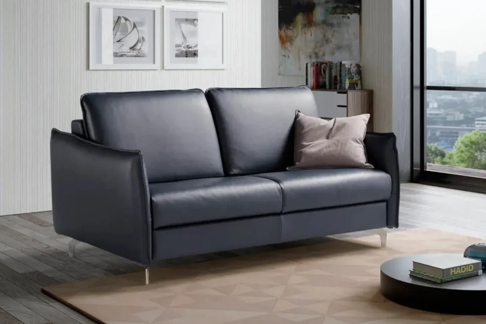 Divano 2p Letto Slim Tessuto Antimacchia