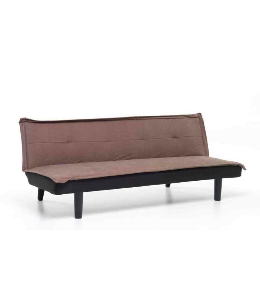 Divano Letto Twist Tessuto Marrone