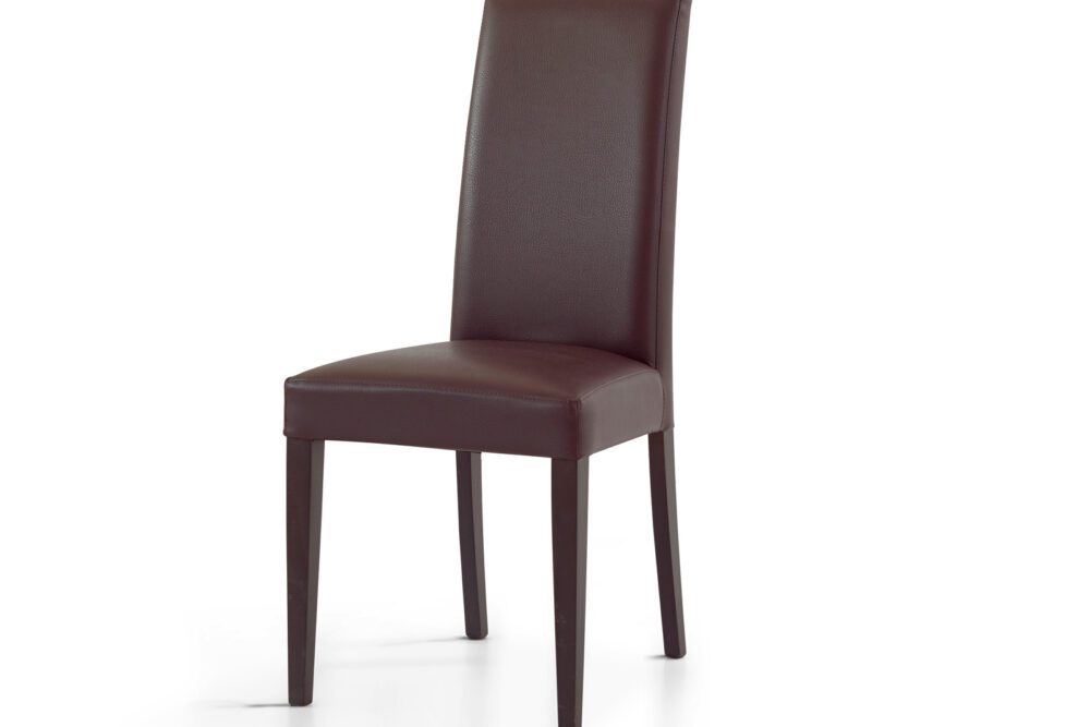 Sedia Ecopelle Wengé - Articolo 576