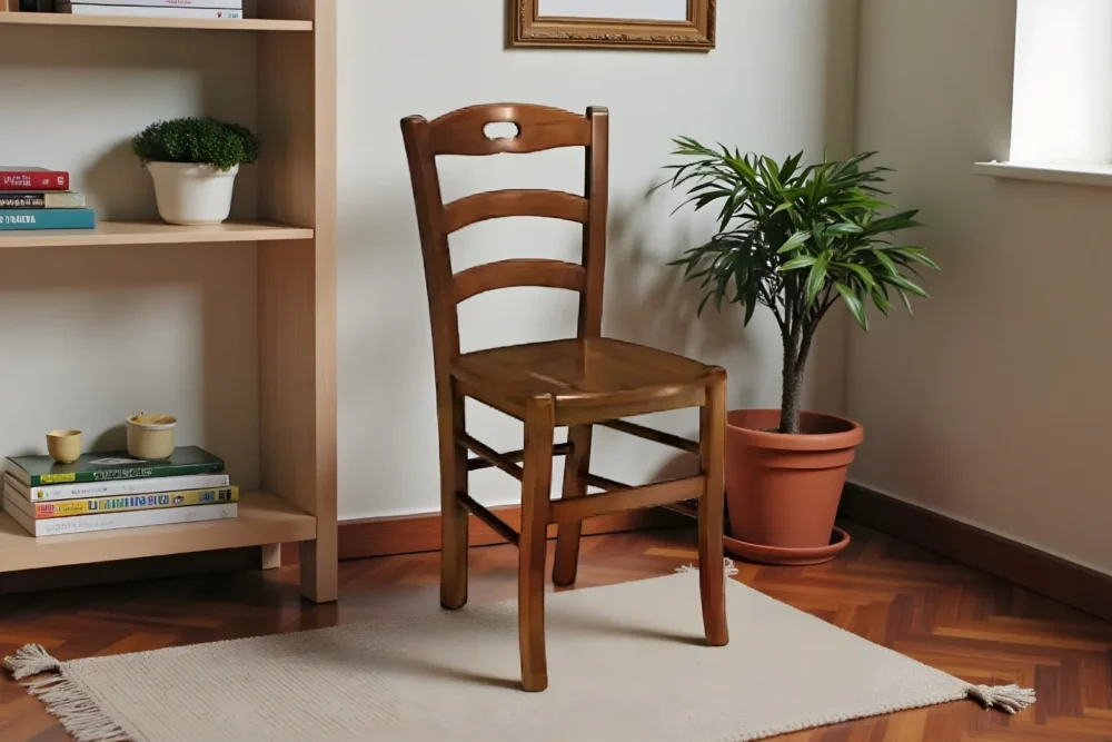 Art. 588 - Sedia struttura faggio e seduta in massello