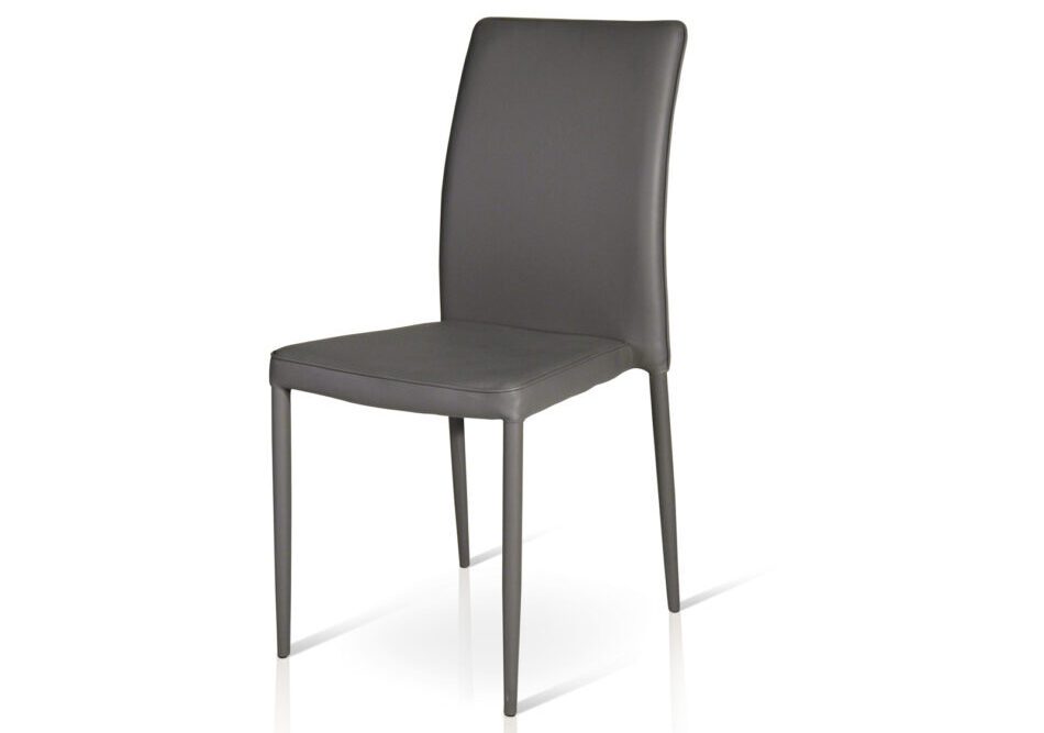 : Sedia Ecopelle Antracite