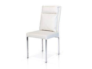 Sedia Ecopelle Bianca