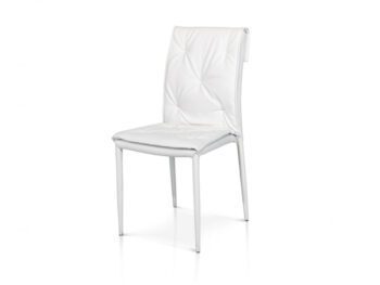 Sedia Ecopelle BiancO