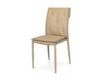 Sedia Ecopelle Tortora