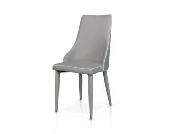 Sedia Ecopelle Grigia