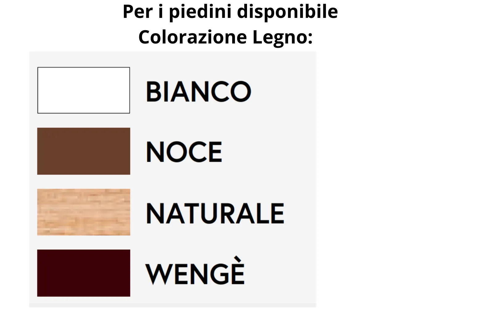 Artiglett colore piedini disponibile