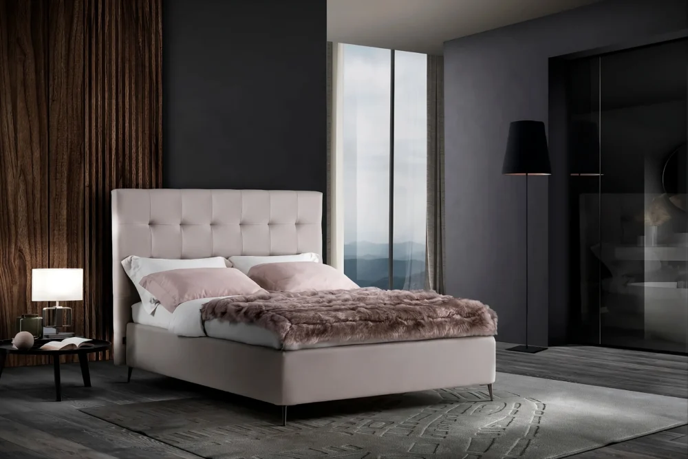 Letto Matrimoniale Domino Alto con contenitore