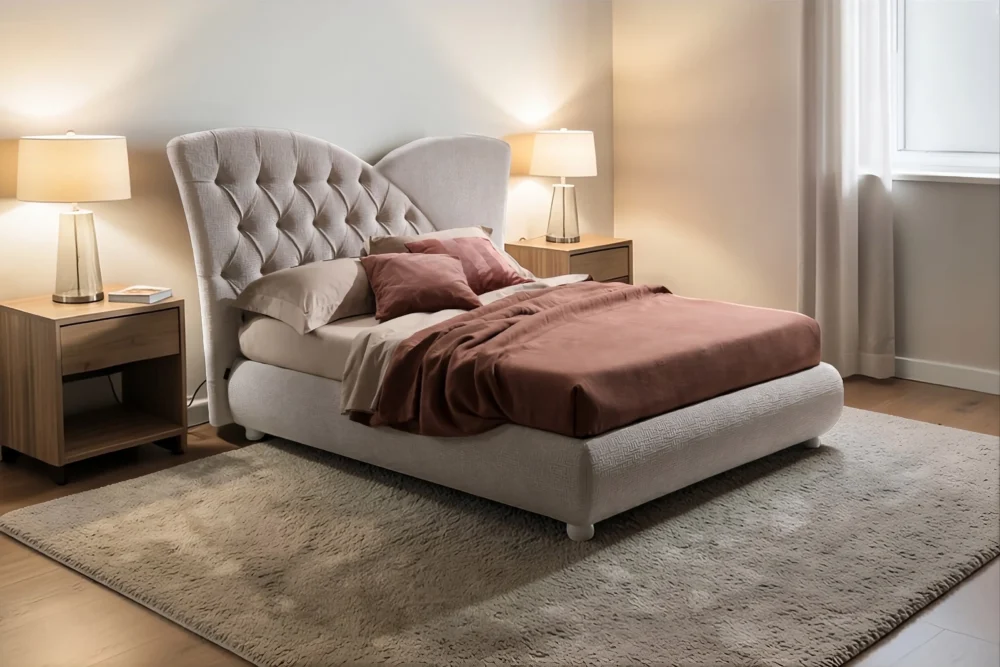 Letto Matrimoniale Gabbiano con contenitore