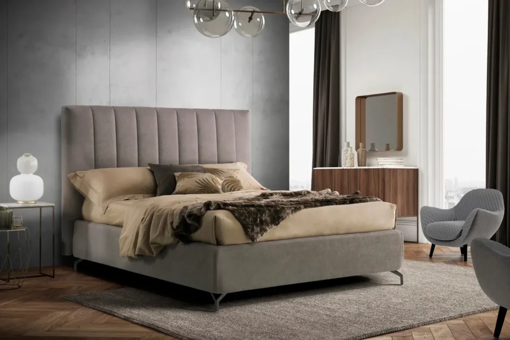 Letto Matrimoniale Navajo Alto con contenitore