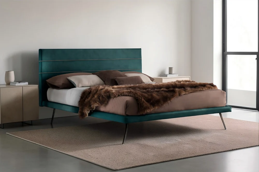 Letto Matrimoniale imbottito Quasar