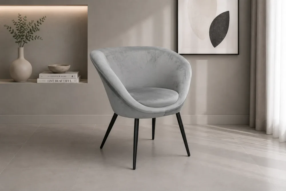 Poltrona Vellulto Grigio - Articolo 1924