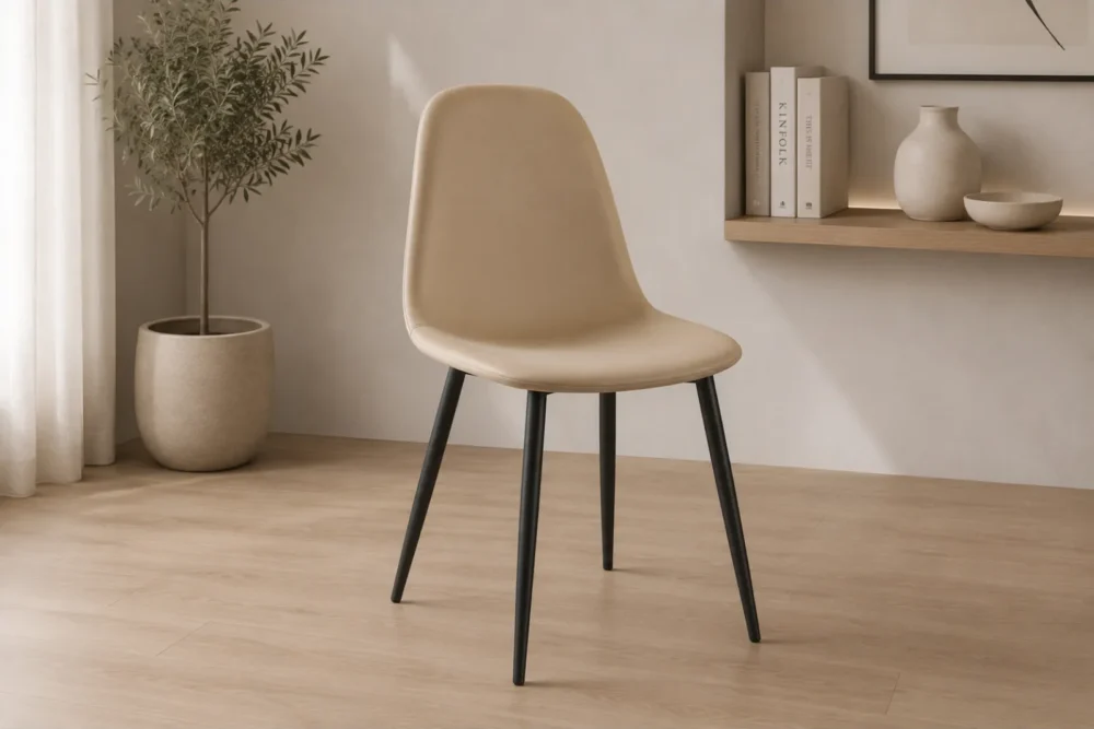 Sedia Ecopelle Beige - Articolo 926