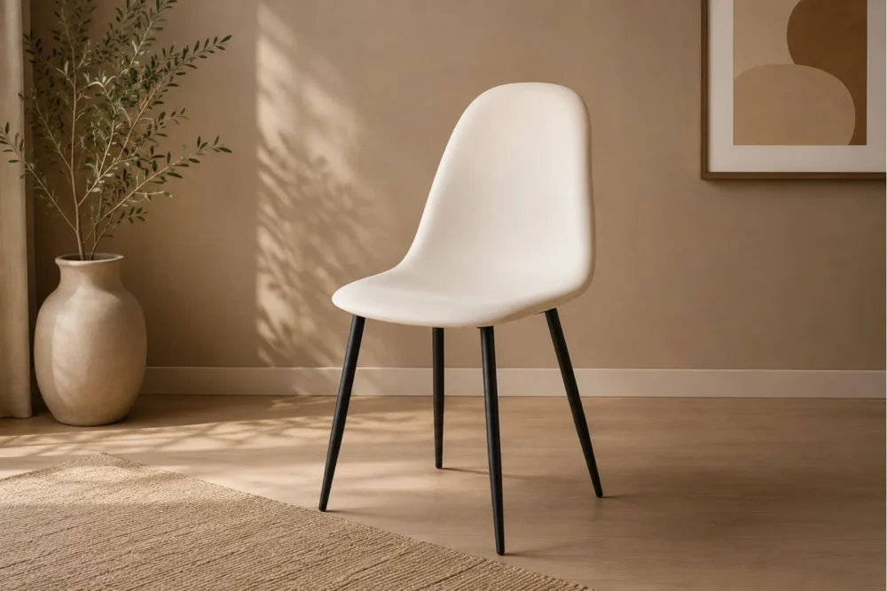 Sedia Ecopelle Crema - Articolo 928
