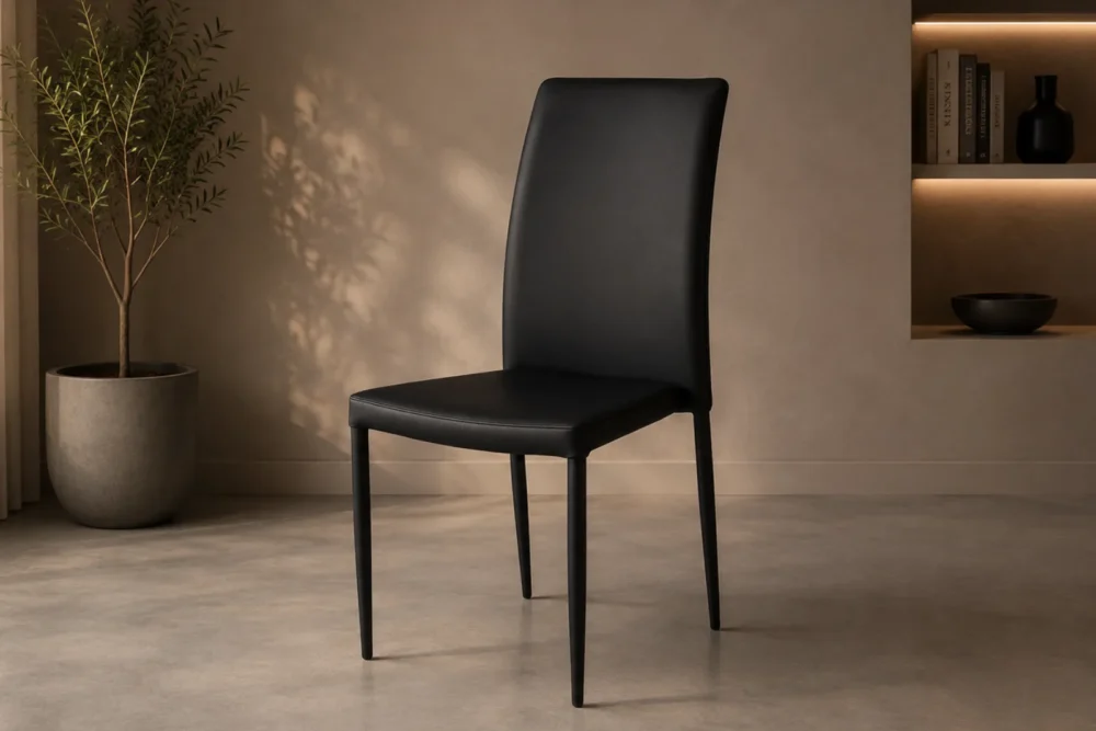 Sedia Ecopelle Nera - Articolo 711
