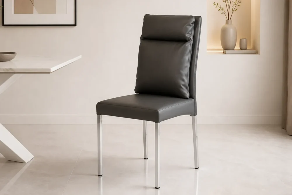 Sedia Ecopelle Nera - Articolo 954