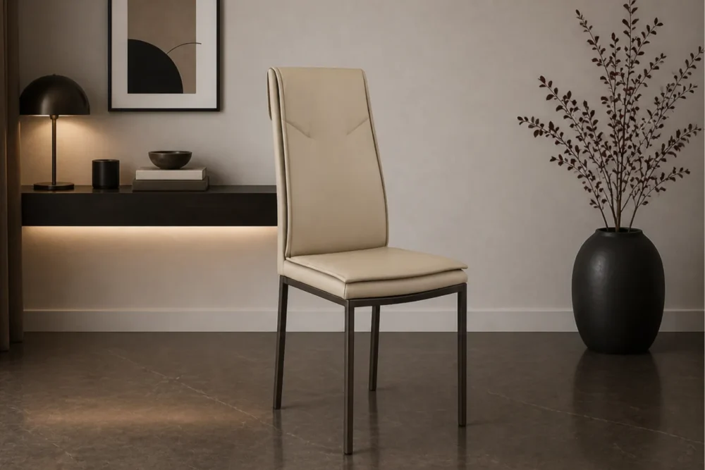 Sedia Ecopelle Tortora - Articolo 921