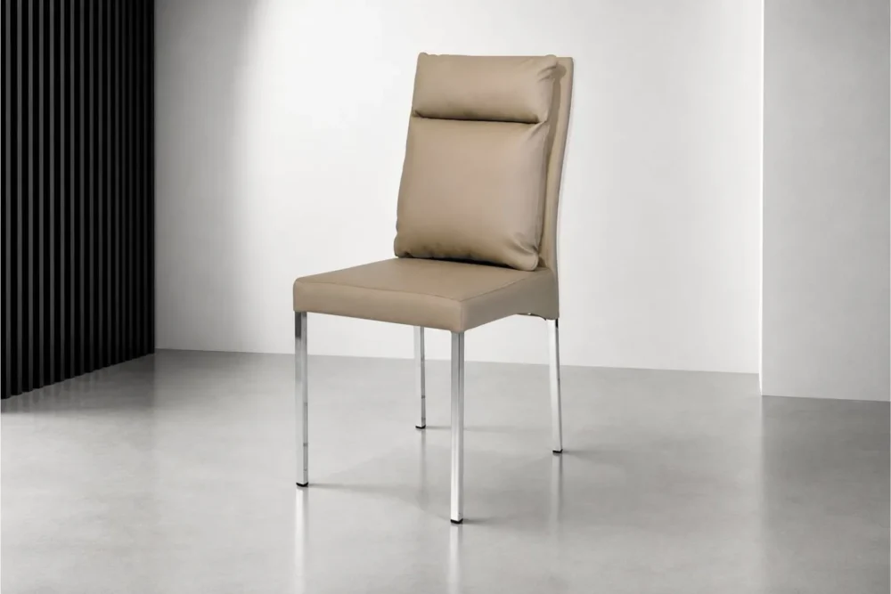 Sedia Ecopelle Tortora - Articolo 953