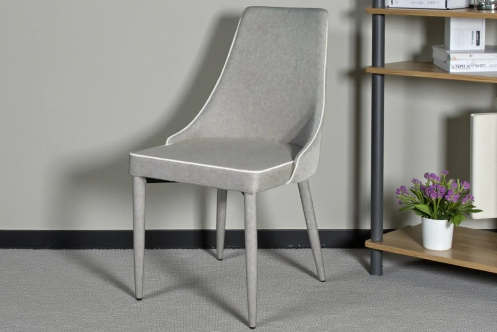 Sedia Tessuto colore grigio