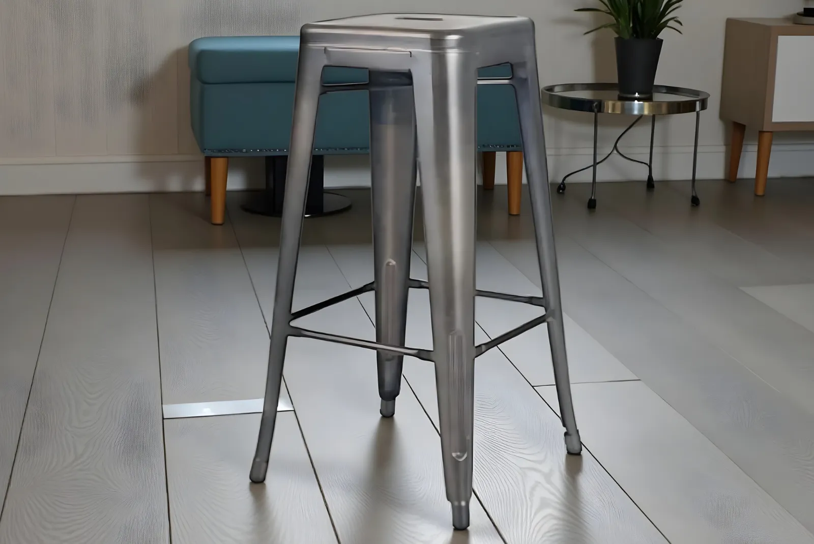 Sgabello Colore Canna di Fucile