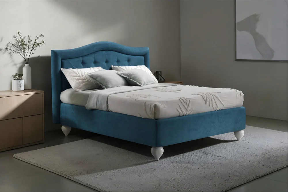 Zoom Letto Matrimoniale Nabucco con contenitore