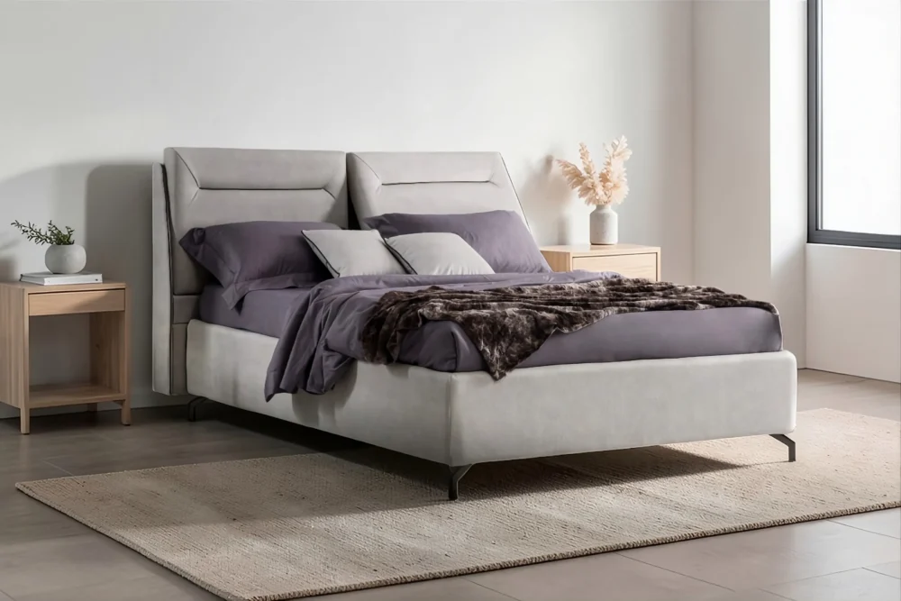 Zoom Letto Matrimoniale Riace con contenitore