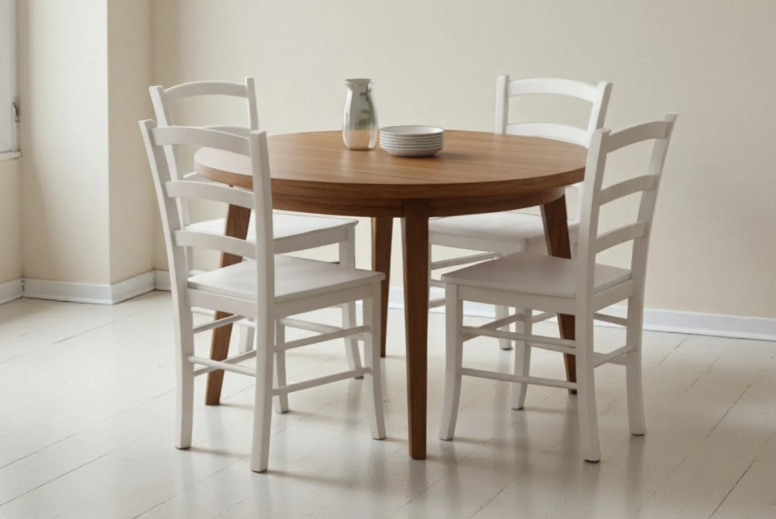 Zoom Sedia color bianco in legno