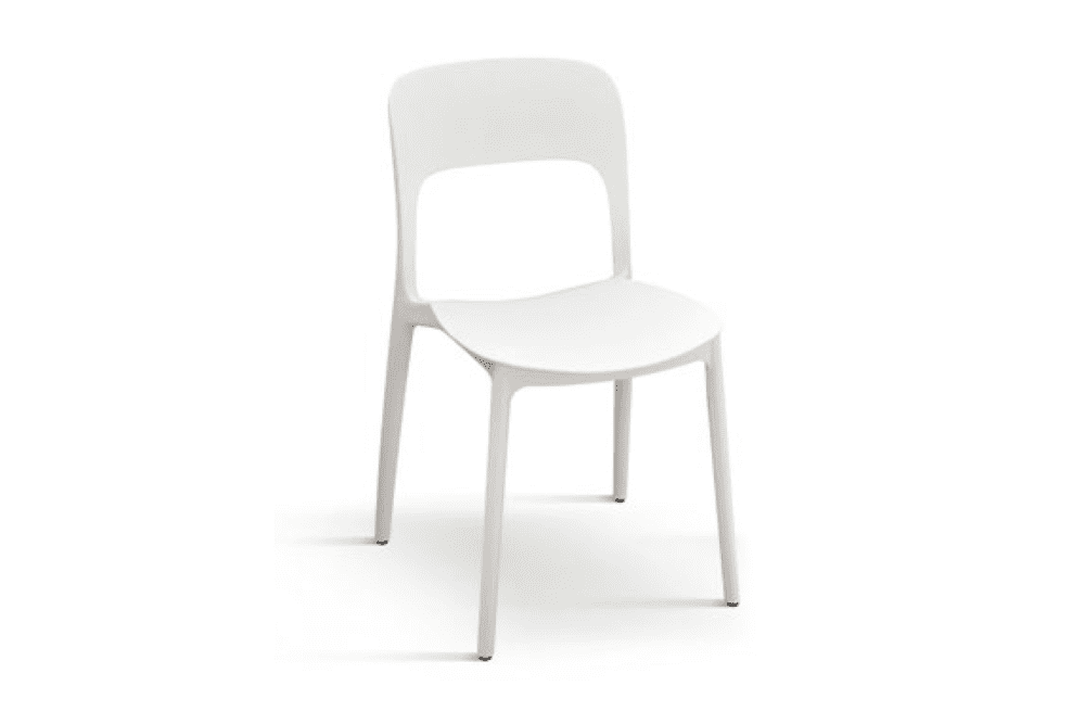 Sedia in polipropilene Bianca A