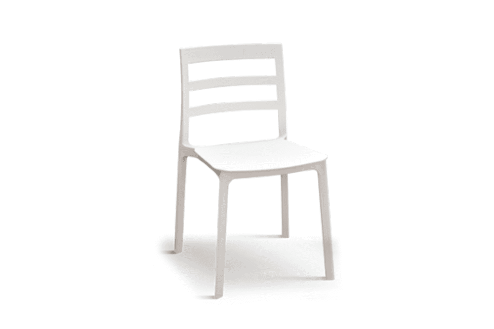 Sedia in polipropilene Bianco