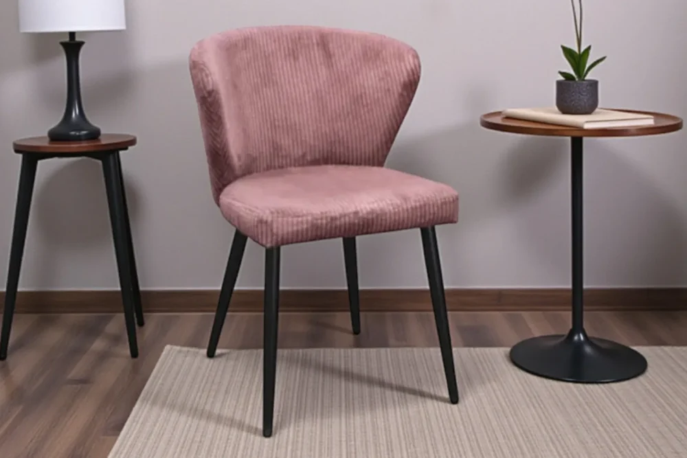 Art. 2034 - Sedia imbottita in velluto lilla