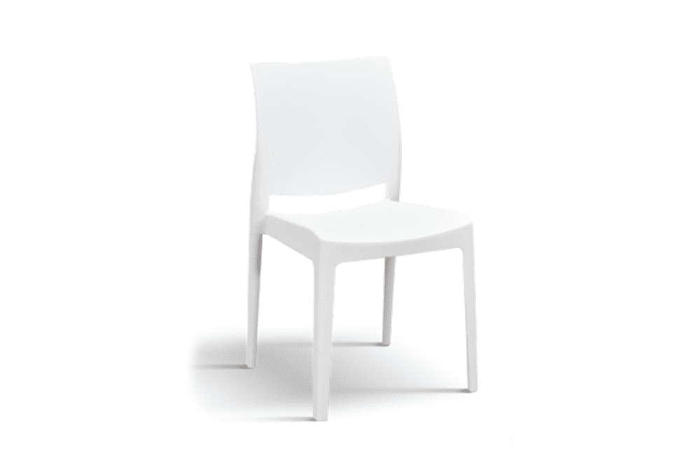 Sedia in polipropilene Bianco
