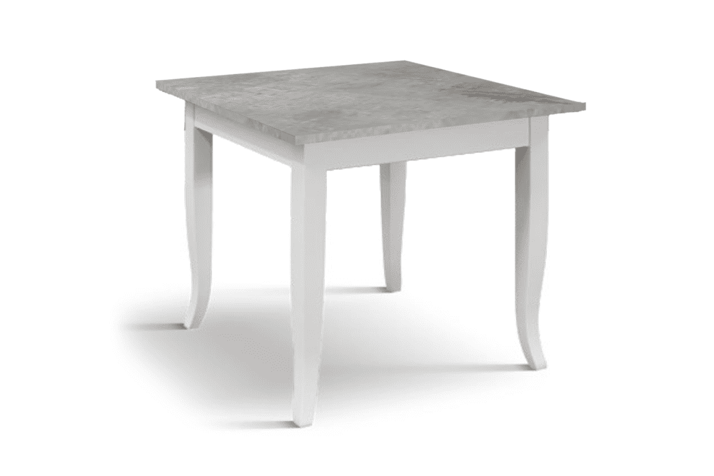 Tavolo 80x80 Struttura legno piano nobilitato finitura rovere rustico B copia