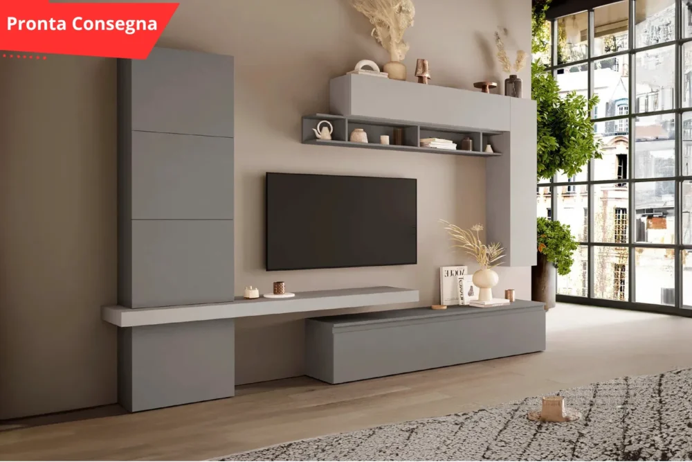 Parete Attrezzata Eddy Pronta Consegna